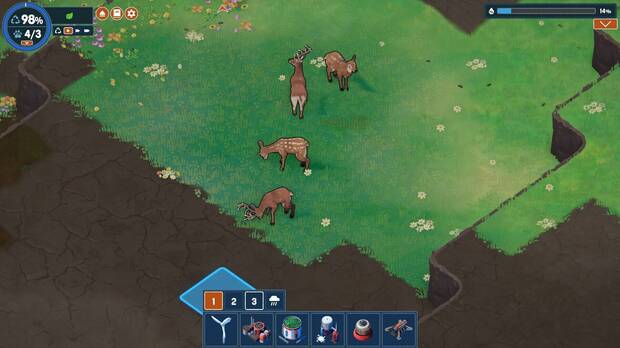 No introduciremos especies animales, sino que las 'encontraremos' en los hábitats que hemos ido creando.