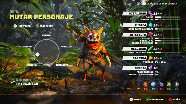 Dependiendo de cómo repartamos nuestros puntos de atributos en el editor de personajes, tendremos una complexión u otra, aunque a la hora de la verdad las opciones de personalización visual son mucho más limitadas de lo que podría parecer.